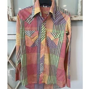 Riders by Lee Multicolor Plaid Men's Shirt